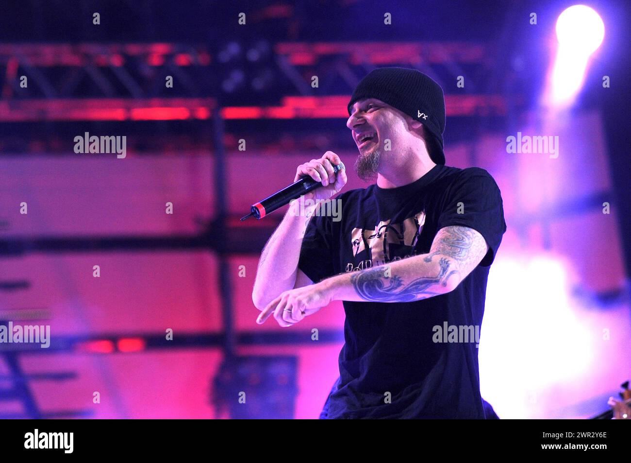 Verona Italy 07/06/2009 JAx, Italian singer, during the music