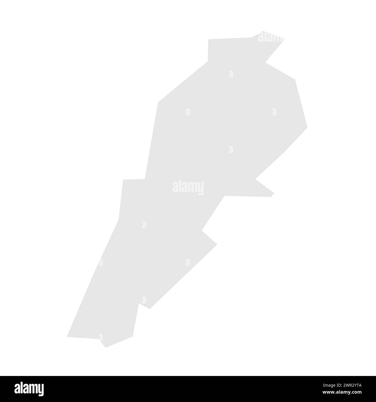 Blank beirut map hi-res stock photography and images - Alamy