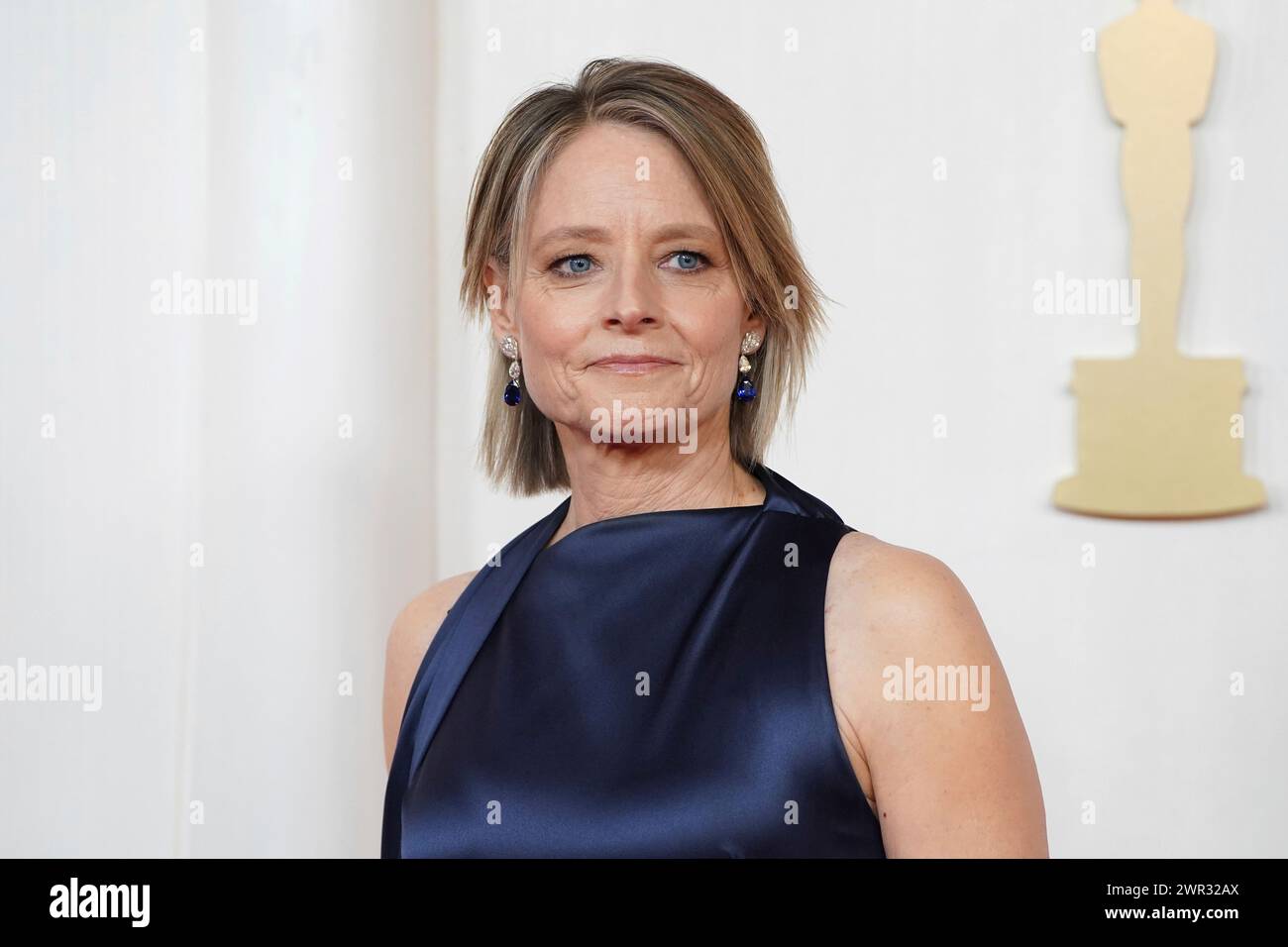 Jodie Foster arrives at the Oscars on Sunday, March 10, 2024, at the Dolby Theatre in Los