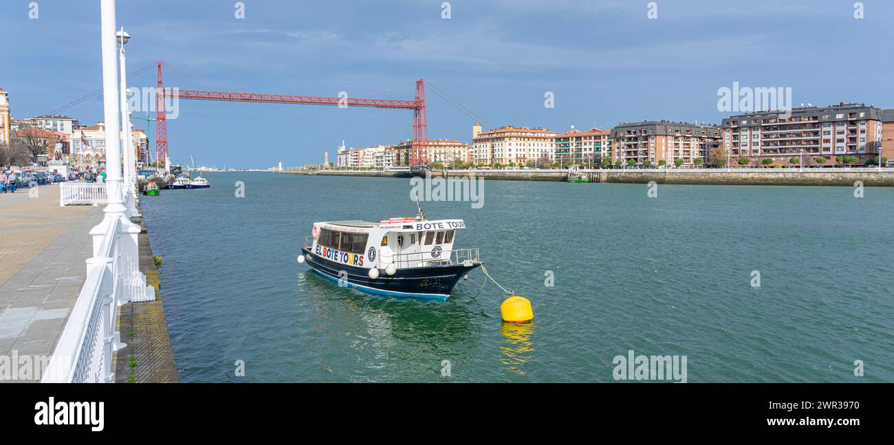 Biscay bridge over the Nervión river.