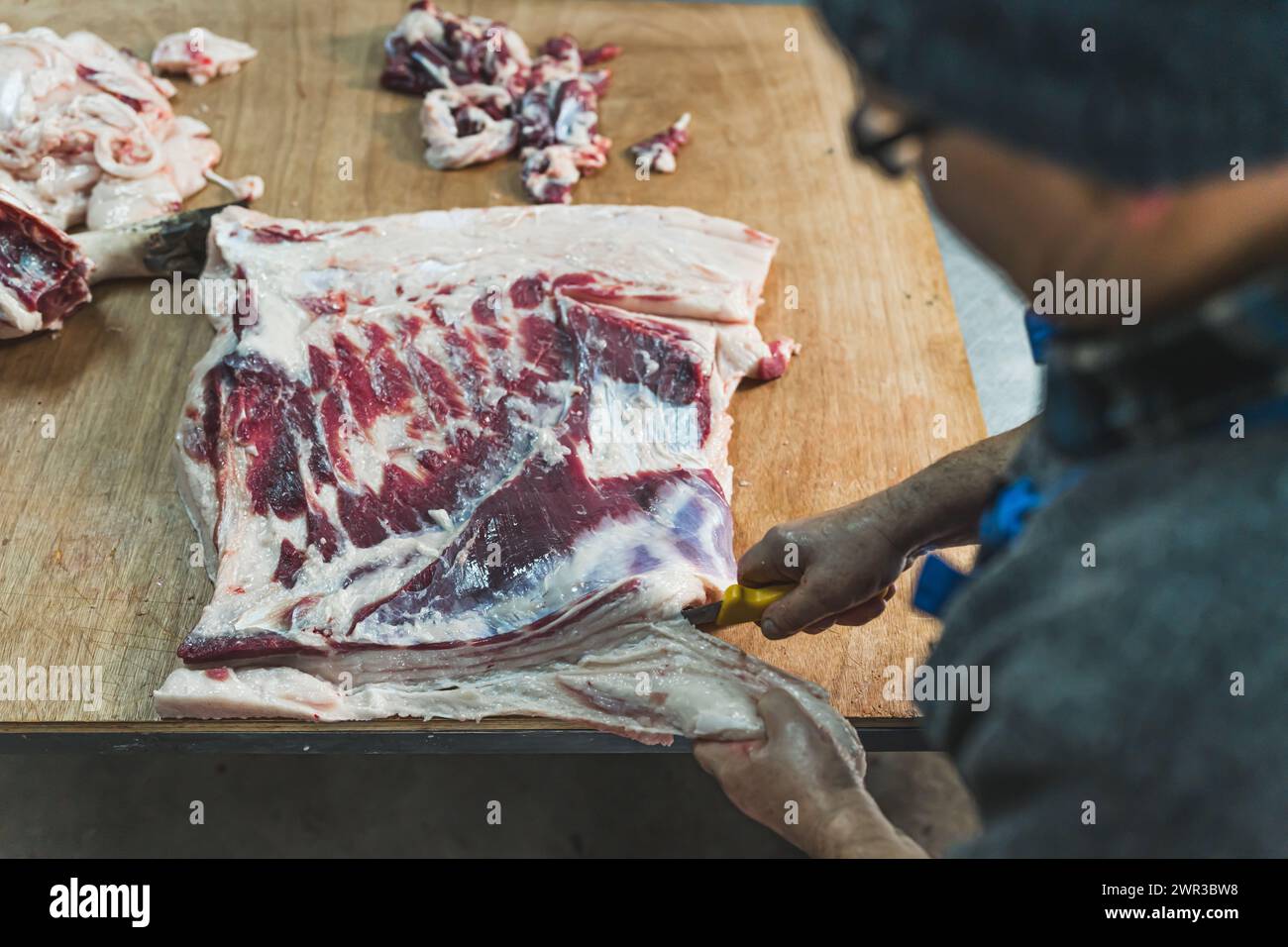 Pig meat processing hi-res stock photography and images - Page 8 - Alamy