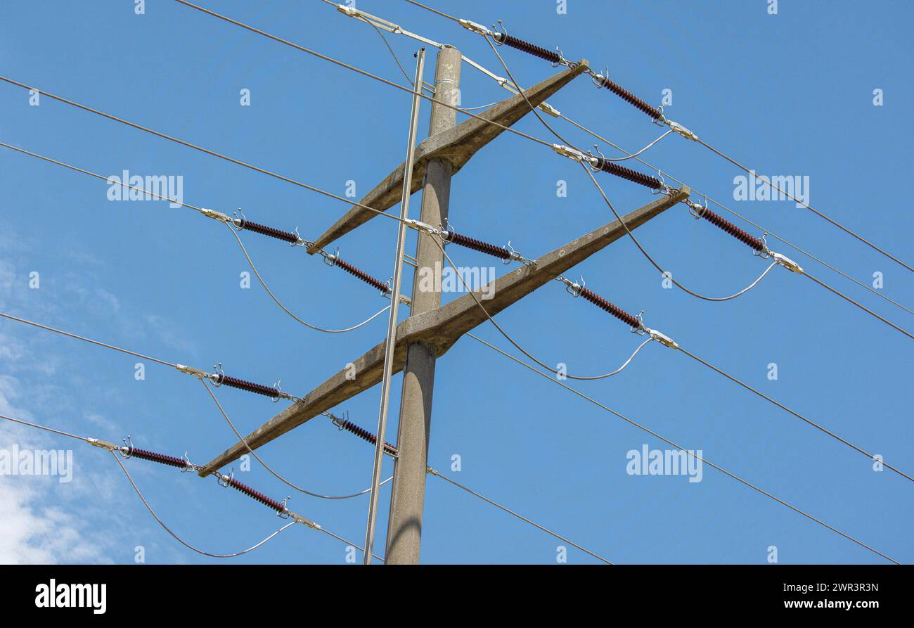 Stromleitungen in der schweiz hi-res stock photography and images - Alamy