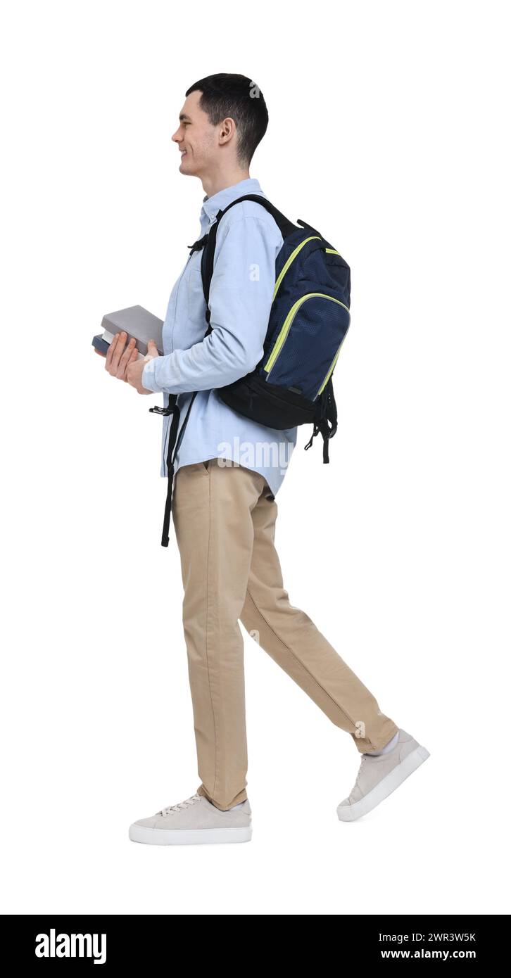 Man walking side view low angle hi-res stock photography and images - Alamy