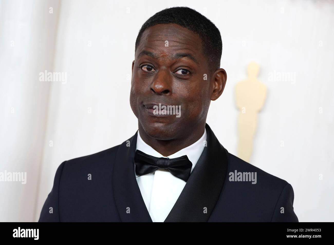 Sterling K. Brown arrives at the Oscars on Sunday, March 10, 2024, at