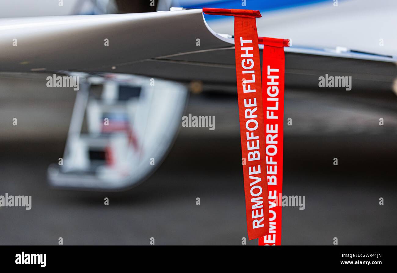Bombardier Remove Before Flight Keychain — Bombardier