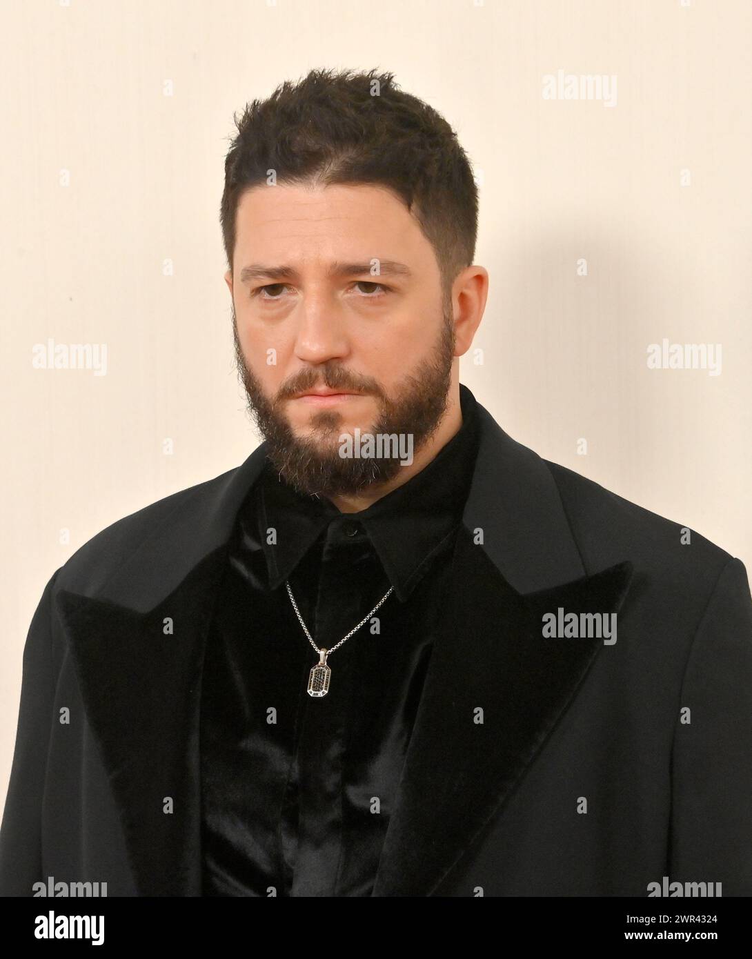 Hollywood, United States. 10th Mar, 2024. John Magaro arrives on the red carpet at the 96th annual Academy Awards in Los Angeles, California on Sunday, March 10, 2024. Since 1929, the Oscars have recognized excellence in cinematic achievements. Photo by Jim Ruymen/UPI Credit: UPI/Alamy Live News Stock Photo