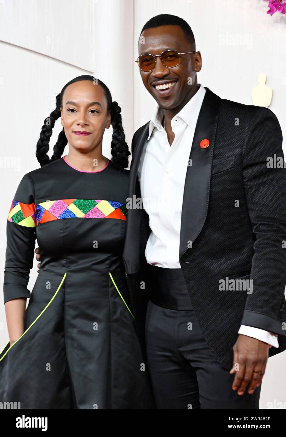 Los Angeles, Ca. 10th Mar, 2024. Amatus Sami-Karim and Mahershala Ali