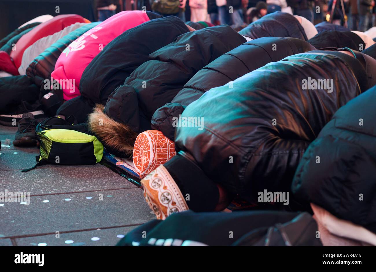March 10, 2024, New York, New York, USA The New York Muslim community
