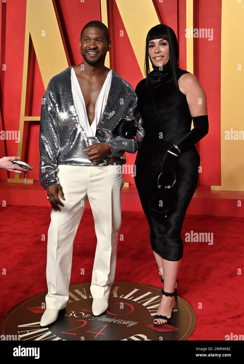 Beverly Hills, USA. 10th Mar, 2024. Usher and Jennifer Goicoechea