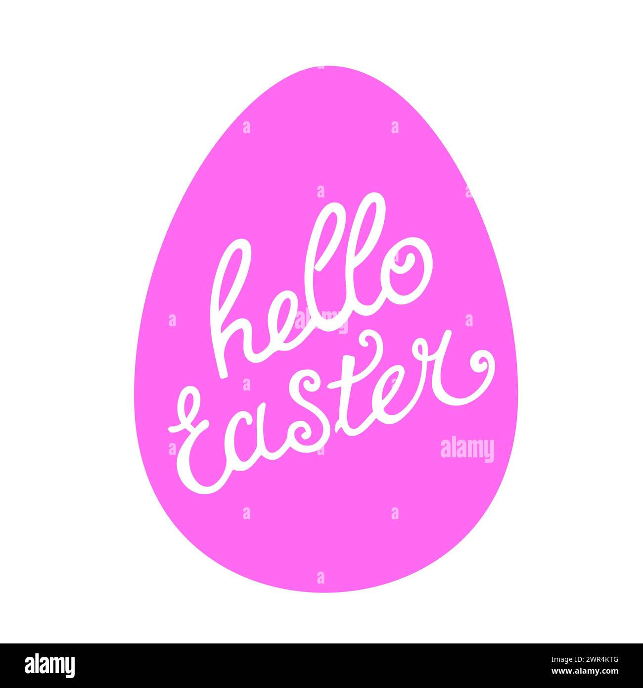 Hello easter hand lettering Stock Vector Images - Alamy