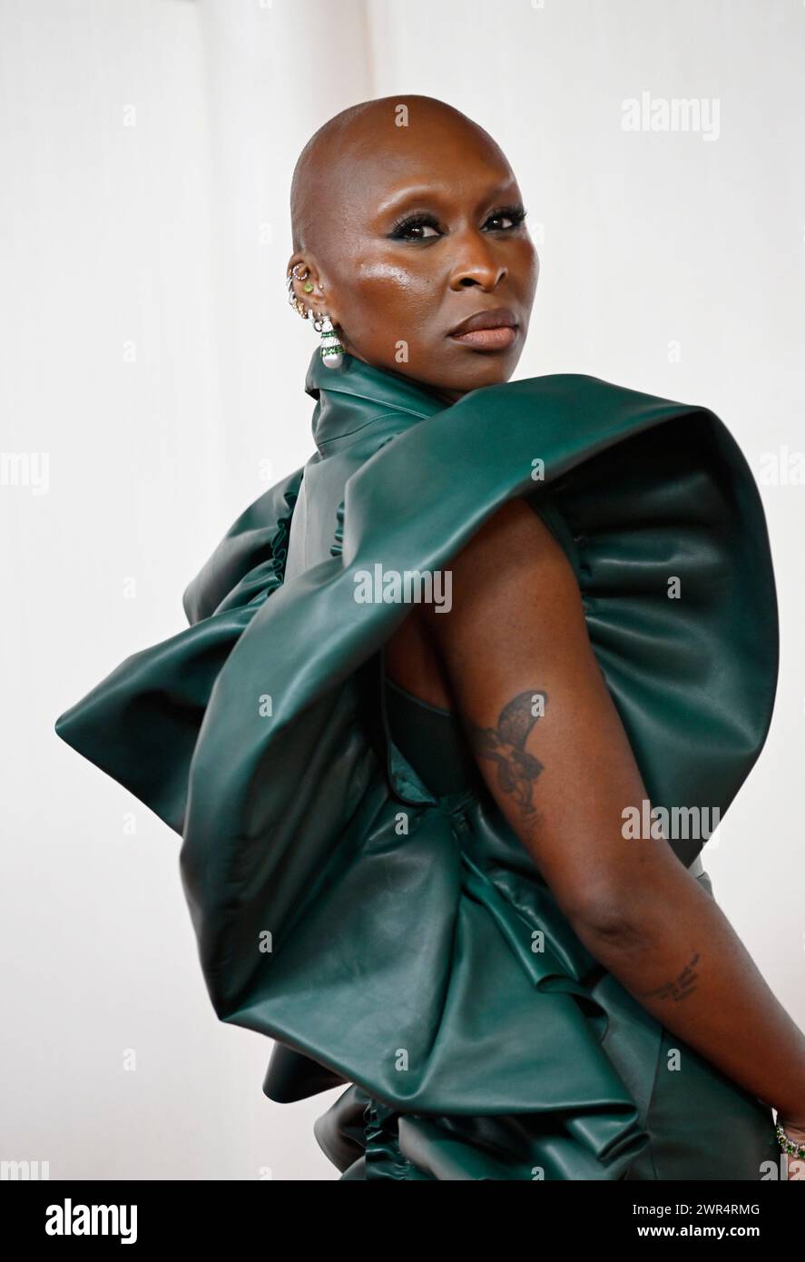 Los Angeles, Ca. 10th Mar, 2024. Cynthia Erivo at the 96th Annual Oscars at at the Ovation Hollywood on March 10, 2024 in Los Angeles, California. Credit: Valerie Goodloe/Media Punch/Alamy Live News Stock Photo