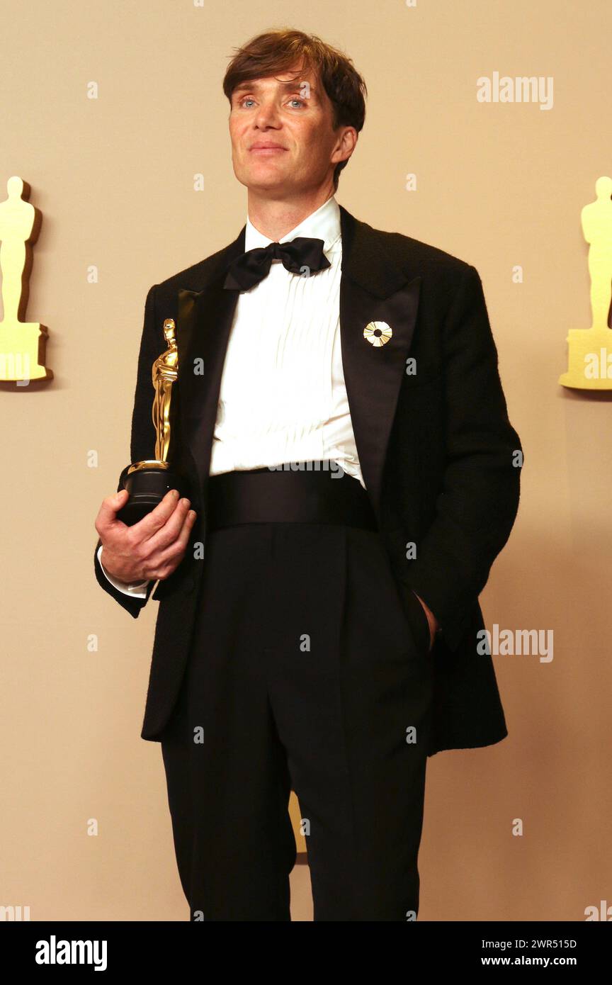 Cillian Murphy mit dem Oscar für den besten Hauptdarsteller in