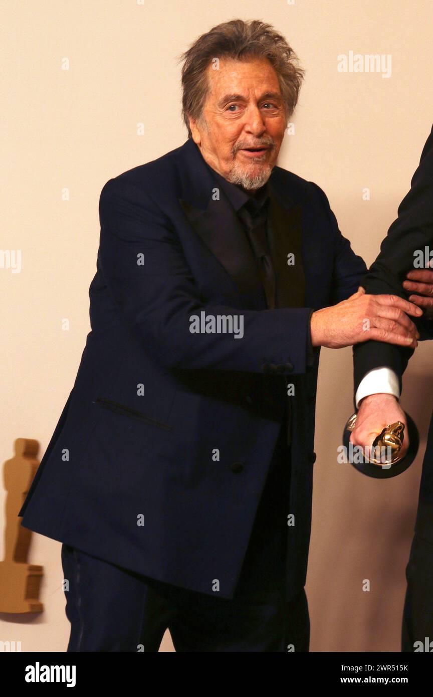 Al Pacino im Press Room der Oscar Verleihung 2024 / 96th Annual Academy Awards im Dolby Theatre. Los Angeles, 10.03.2024 Stock Photo