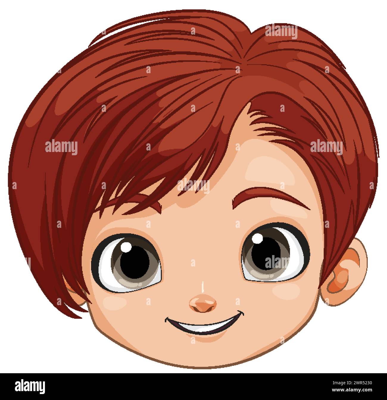 Vector illustration of a happy young boy Stock Vector Image & Art - Alamy