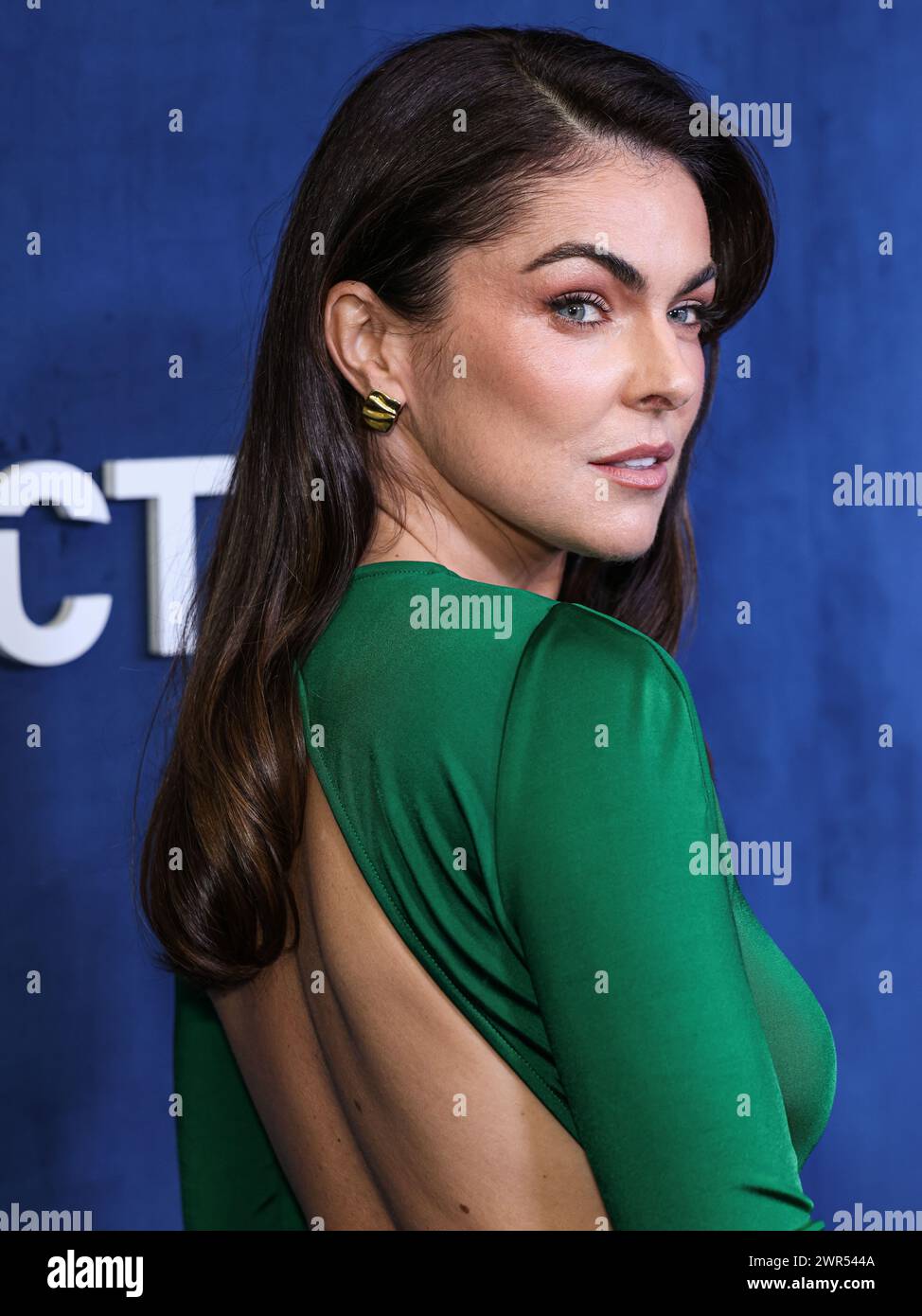 Beverly Hills, United States. 10th Mar, 2024. BEVERLY HILLS, LOS ANGELES, CALIFORNIA, USA - MARCH 10: Serinda Swan arrives at the DIRECTV Streaming With The Stars Oscar Viewing Party 2024 Hosted By Rob Lowe held at Spago Beverly Hills on March 10, 2024 in Beverly Hills, Los Angeles, California, United States. (Photo by Xavier Collin/Image Press Agency) Credit: Image Press Agency/Alamy Live News Stock Photo
