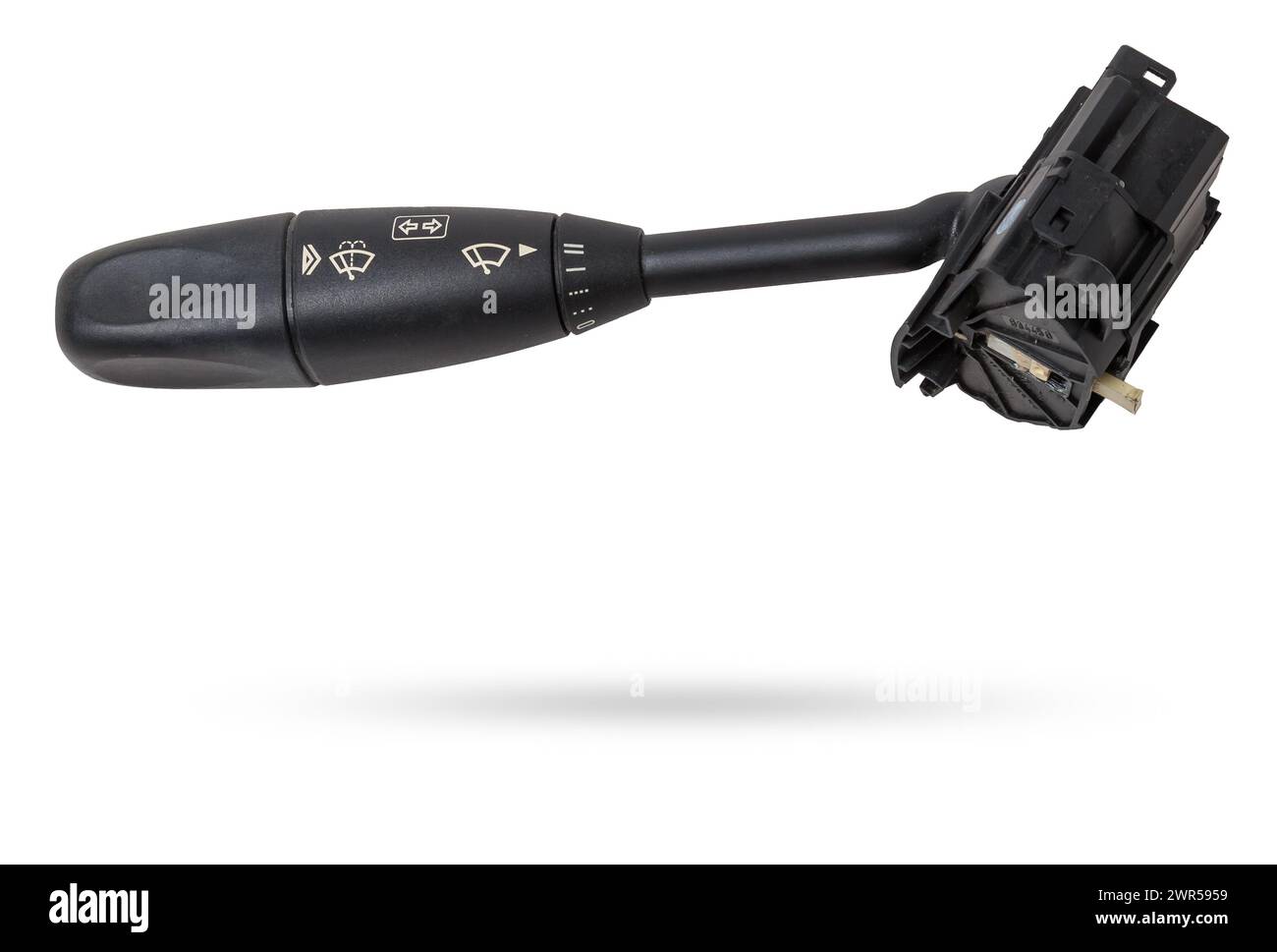 Steering wheel switches for windshield wipers and turn signals with