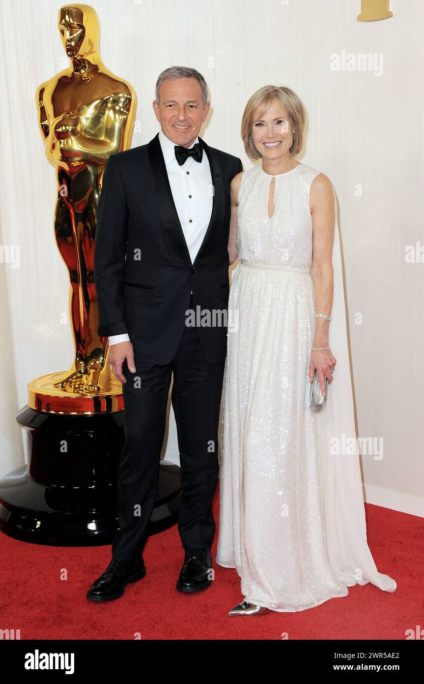 Hollywood, USA. 10th Mar, 2024. Bob Iger and Willow Bay at the 96th Annual Academy Awards held at the Dolby Theater in Hollywood, USA on March 10, 2024. Credit: Hyperstar/Alamy Live News Stock Photo