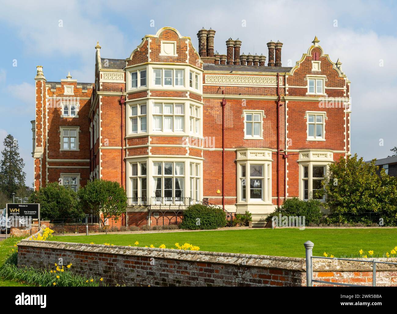 Wivenhoe House hotel, University of Essex, Colchester, Essex, England, UK Stock Photo