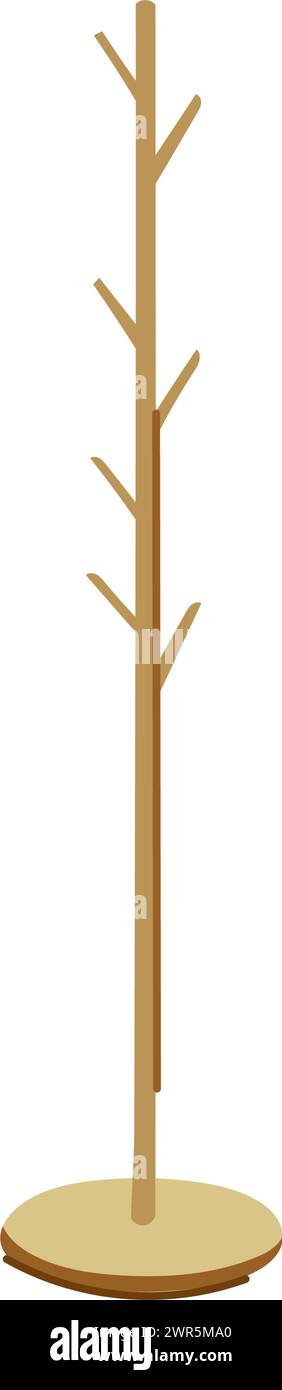 mudroom coat rack cartoon vector illustration Stock Vector Image & Art ...