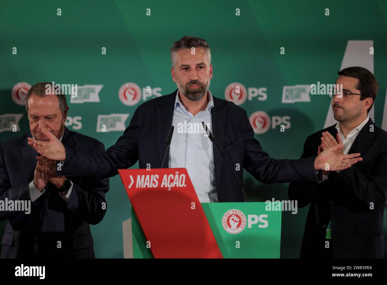 Lisbon, 10/03/2024 Election night at the Hotel Altis where the