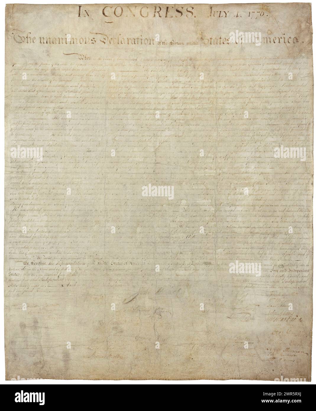 united states declaration of independence timeline