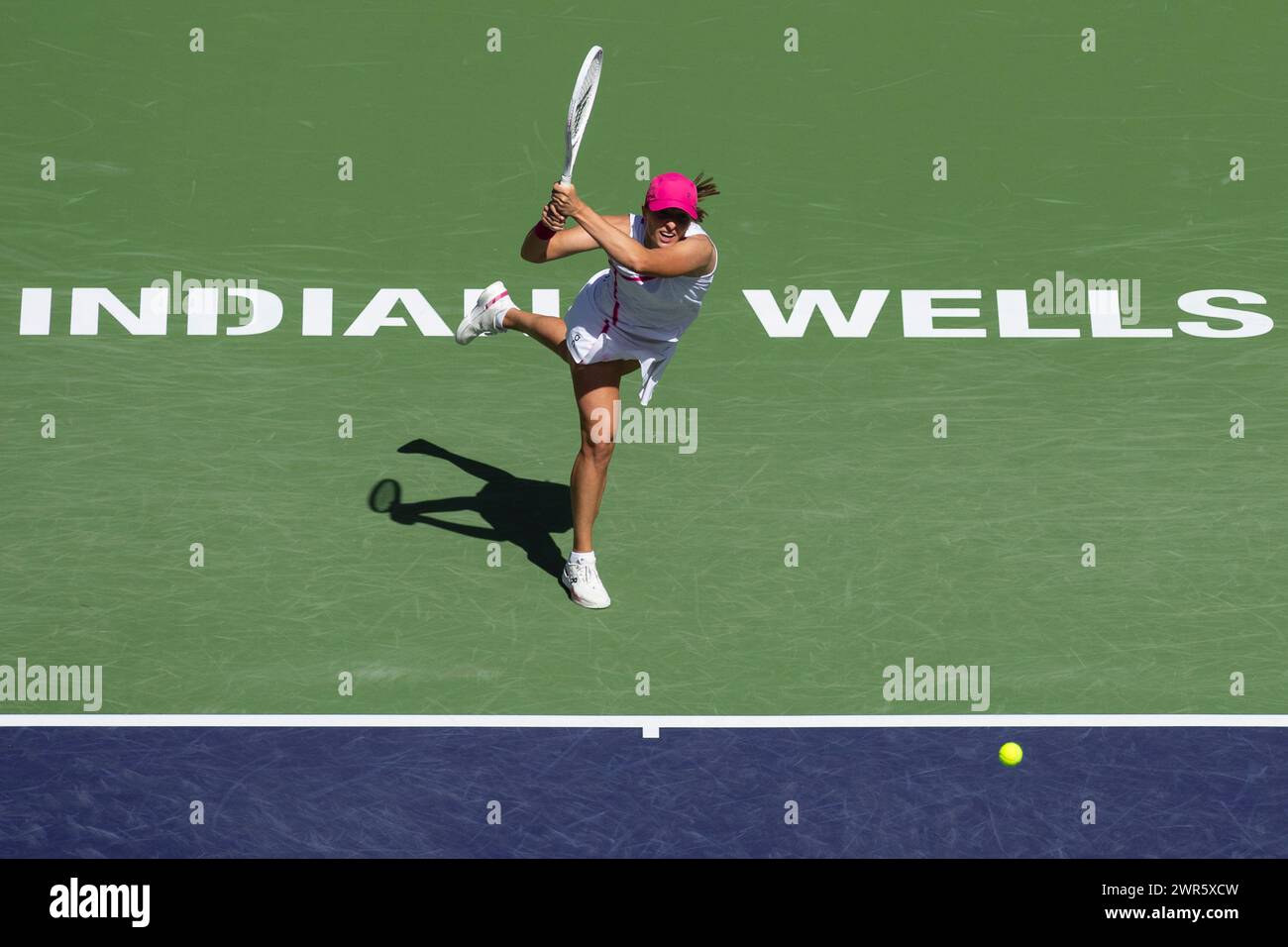 Indian Wells, California, USA. 10th Mar, 2024. Iga Swiatek (POL) defeated Linda Noskova (CZE) 6-4, 6-0 in the third round of the BNP Paribas Open at the Indian Wells Tennis Garden in Indian Wells, California. © Mal Taam/TennisClix/CSM (Credit Image: © Mal Taam/Cal Sport Media). Credit: csm/Alamy Live News Stock Photo