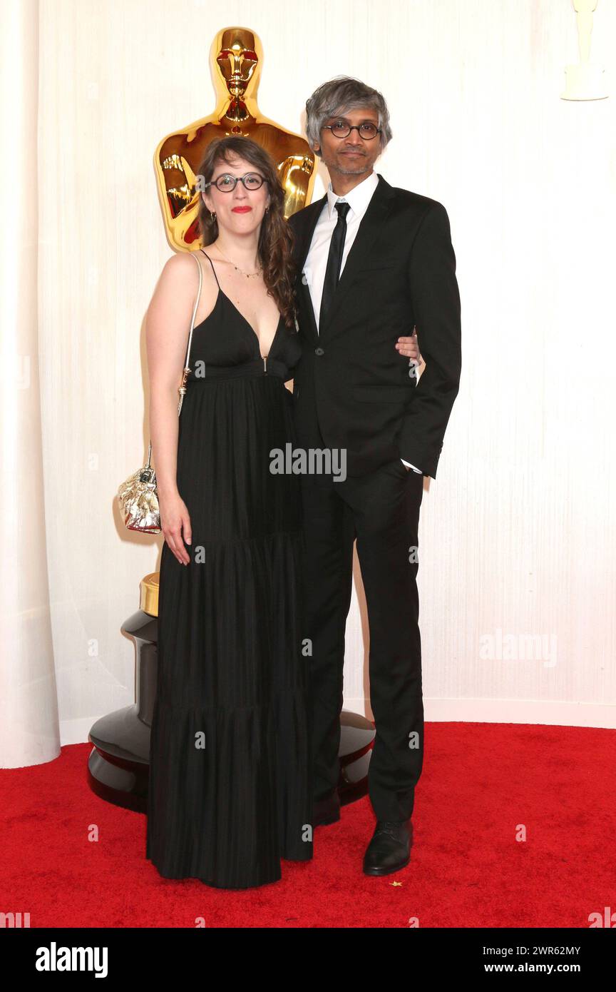 Stephanie Clement mit Begleitung bei der Oscar Verleihung 2024 / 96th