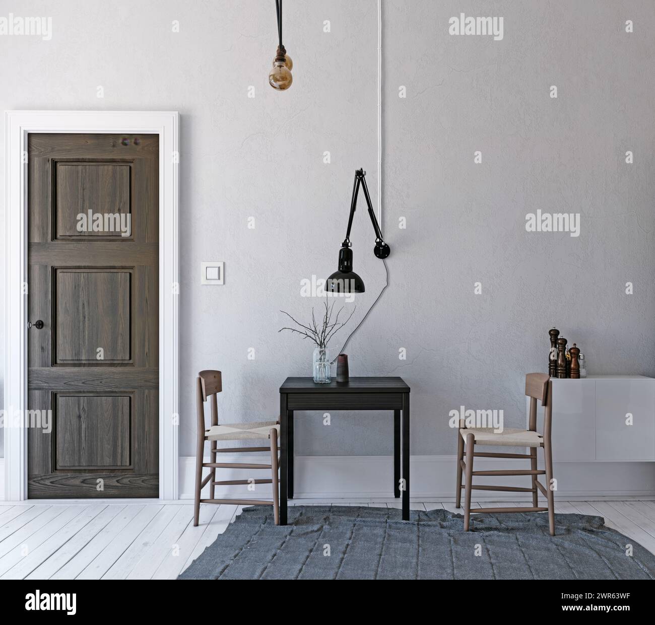 Scandinavian interior design living hi-res stock photography and images ...