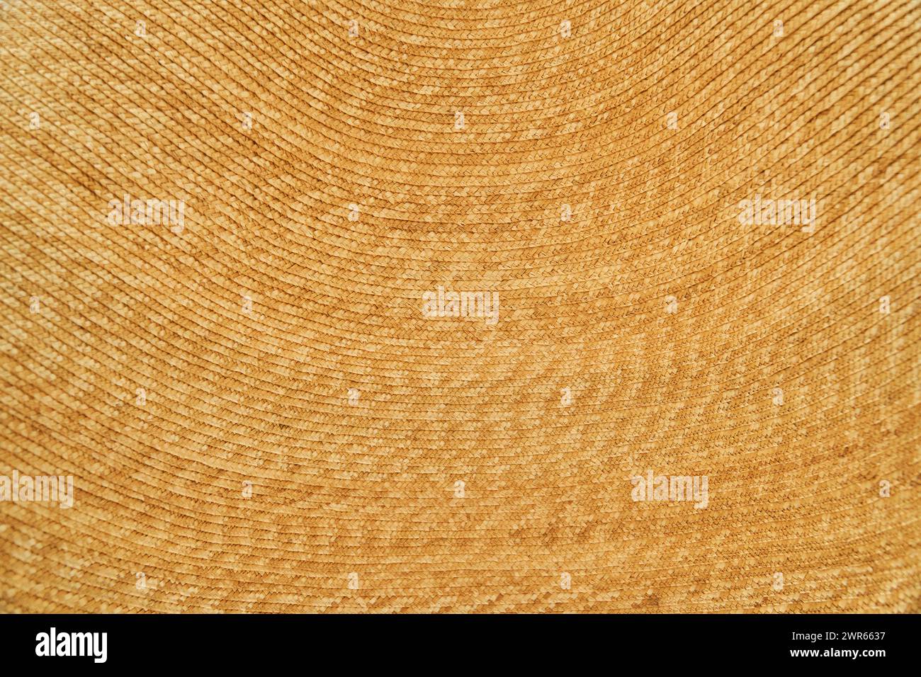 Wide textured braided straw rustic surface background Stock Photo