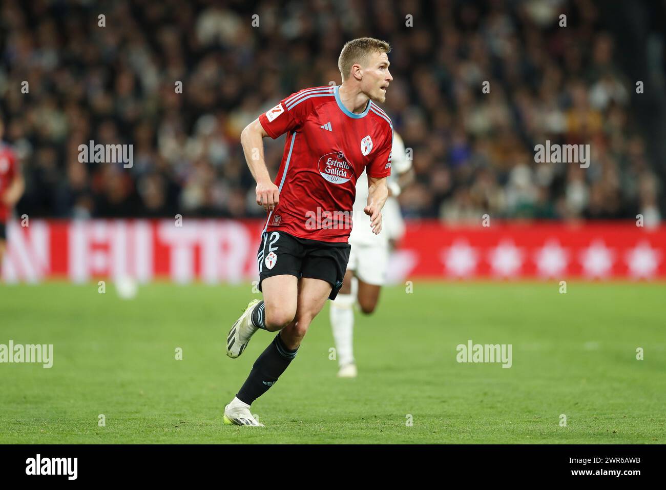 Madrid, Spain. 10th Mar, 2024. Carl Starfelt (Celta) Football/Soccer ...