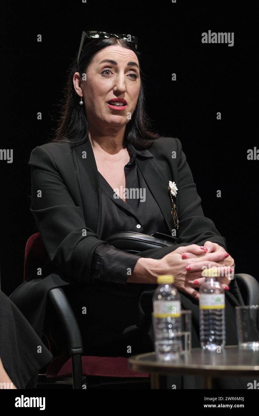 Rossy de Palma during the presentation of the opera The Human Voice / The Wait / Silence at the Teatro Real in Madrid March 11, 2024 Spain Stock Photo