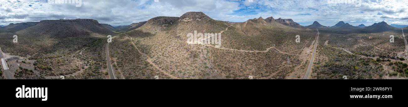 Solar energy power plant aerial panorama Stock Photo - Alamy