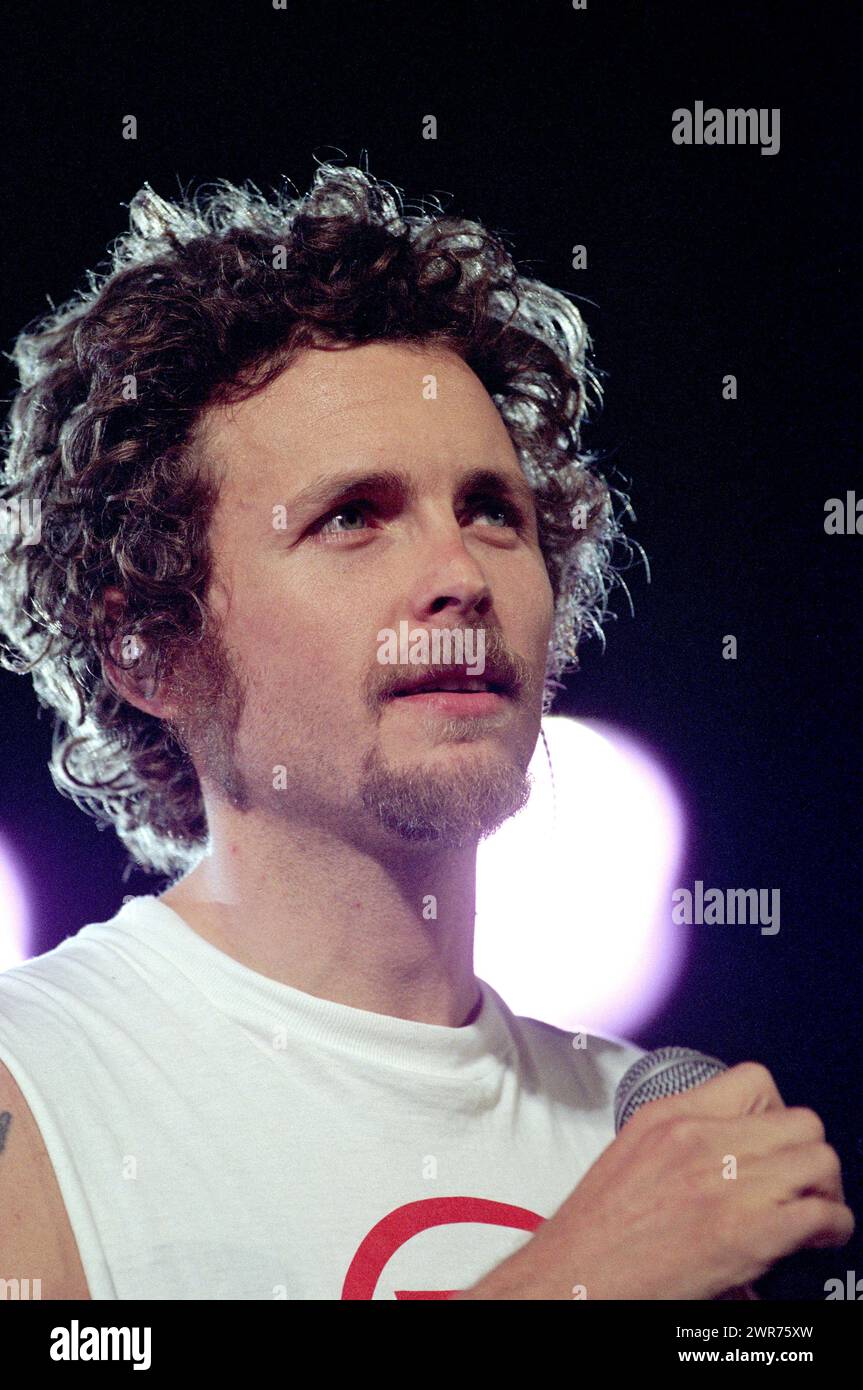 Verona Italy 04/09/1999: Jovanotti ,Italian singer, during the