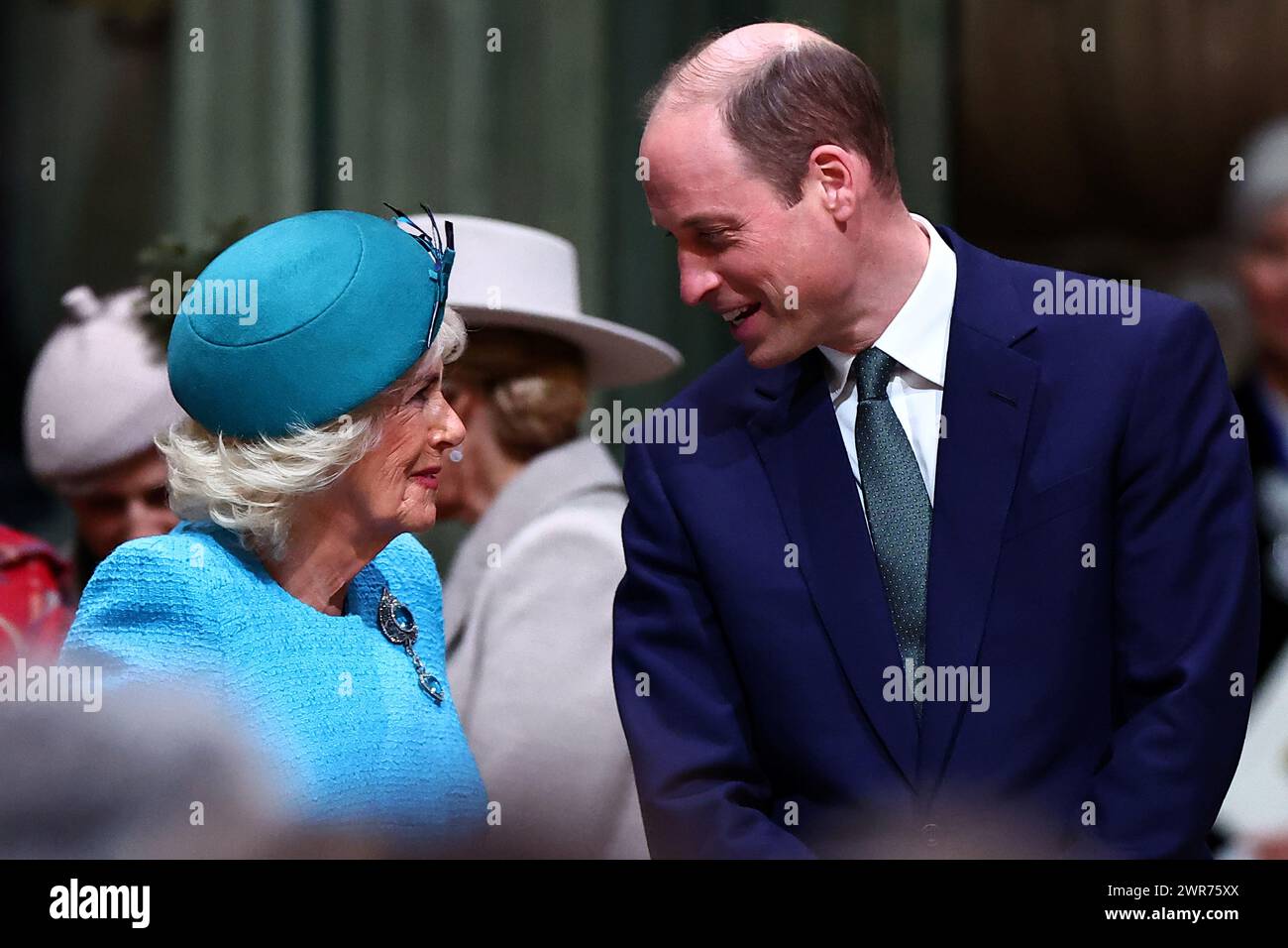Queen Camilla and the Prince of Wales attending the annual Commonwealth