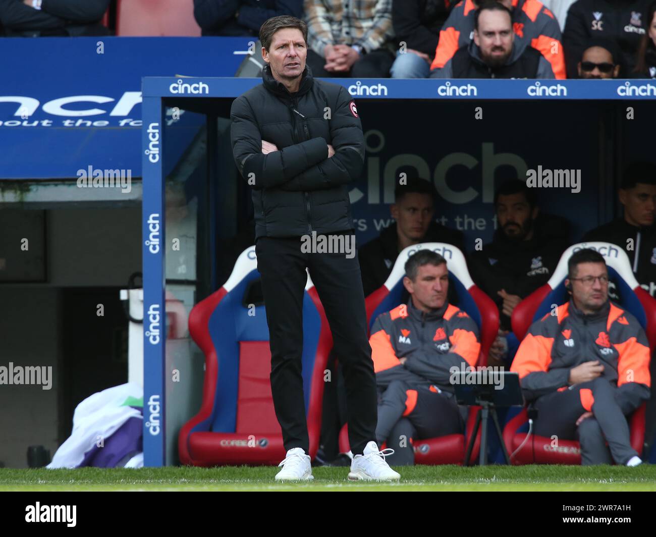 Oliver Glasner Manager of Crystal Palace. - Crystal Palace v Burnley ...