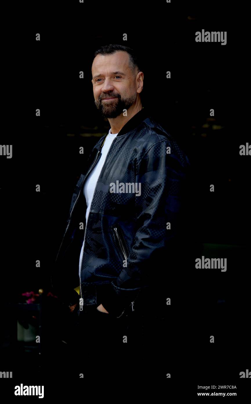 Rome, Italy. 11th Mar, 2024. Hotel De Roussie, Rome, Italy, March 11, 2024, Fabio Volo during Photocall of the film 'Kung Fu Panda 4' - News Credit: Live Media Publishing Group/Alamy Live News Stock Photo