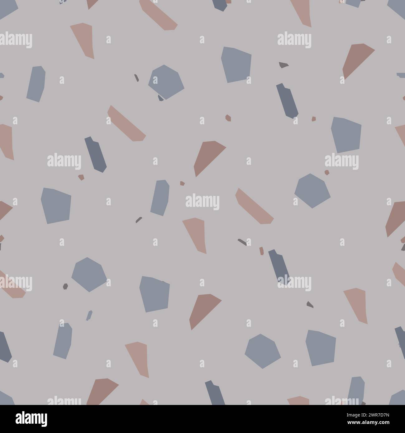 Terrazzo imitation seamless pattern. Realistic marble texture with ...