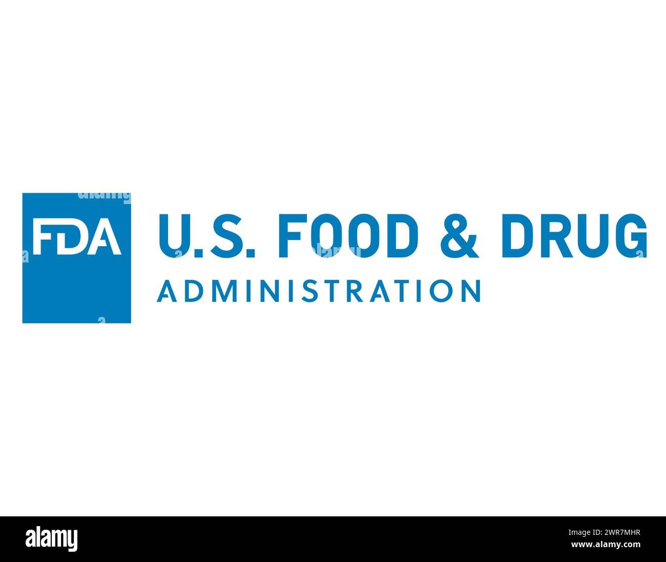 Food and Drug Administration FDA agency logo Stock Photo