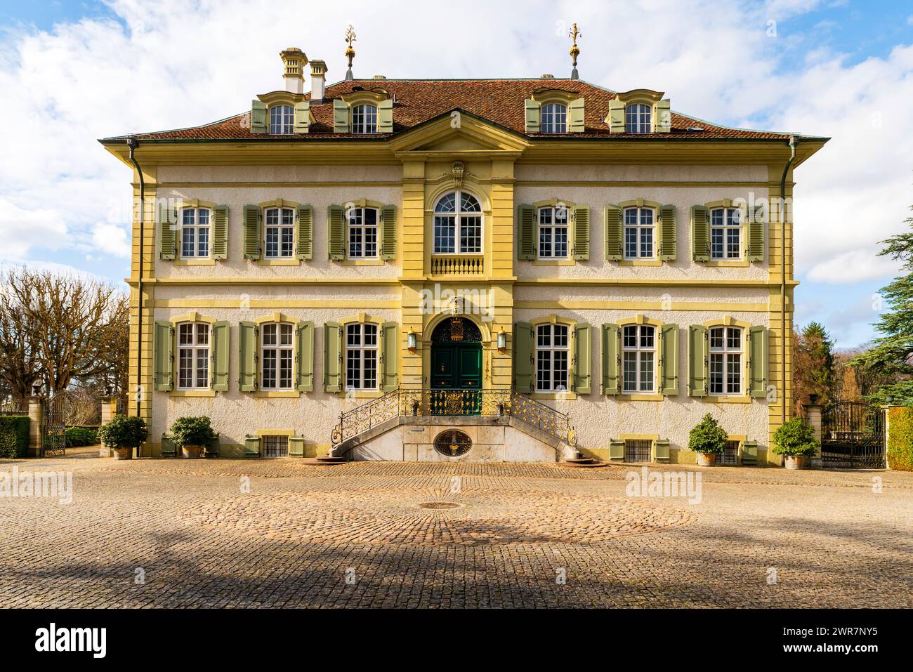New Wenkenhof (Neuer Wenkenhof) in Riehen, Canton of Basel-Stadt, Switzerland Stock Photo