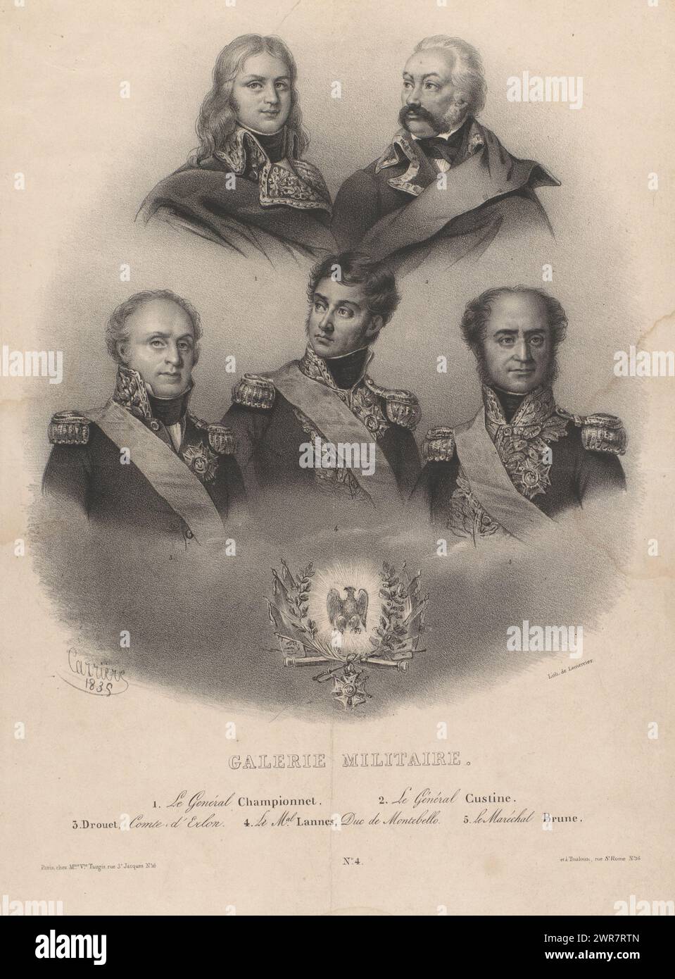 Five portraits of marshals and generals, Portraits of soldiers (series ...