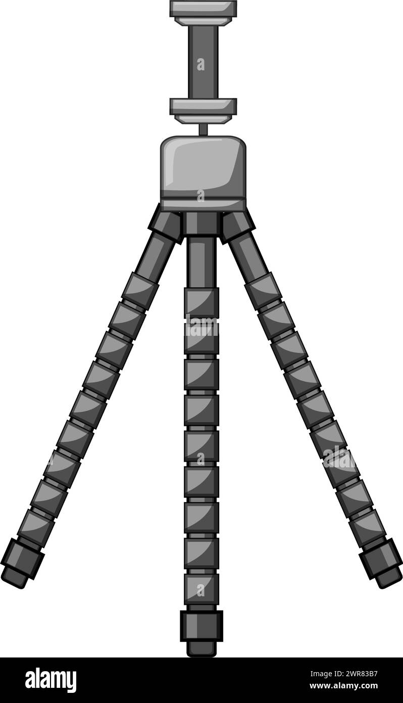 lamp phone tripod cartoon vector illustration Stock Vector Image & Art ...