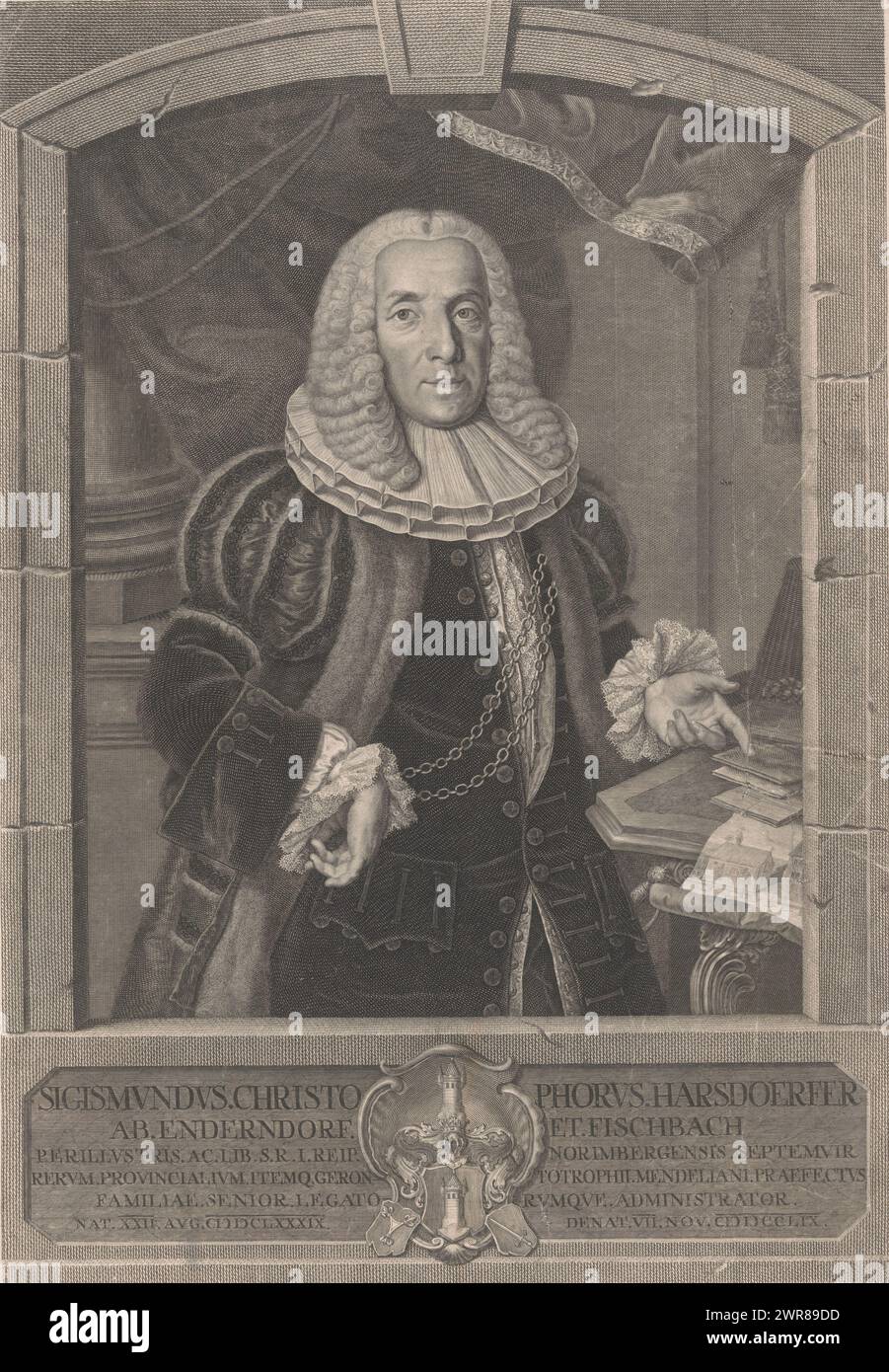 Portrait Of Sigmund Christoph Harsdorf Von Endernbach, Print Maker 