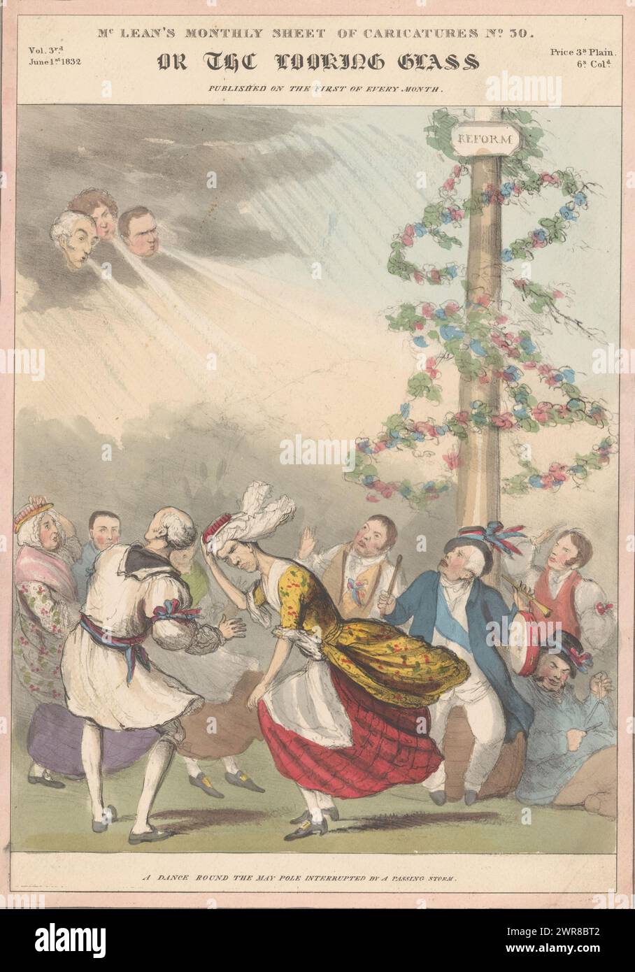 His Maypole Robert seymour looking glass hi-res stock photography and images - Alamy