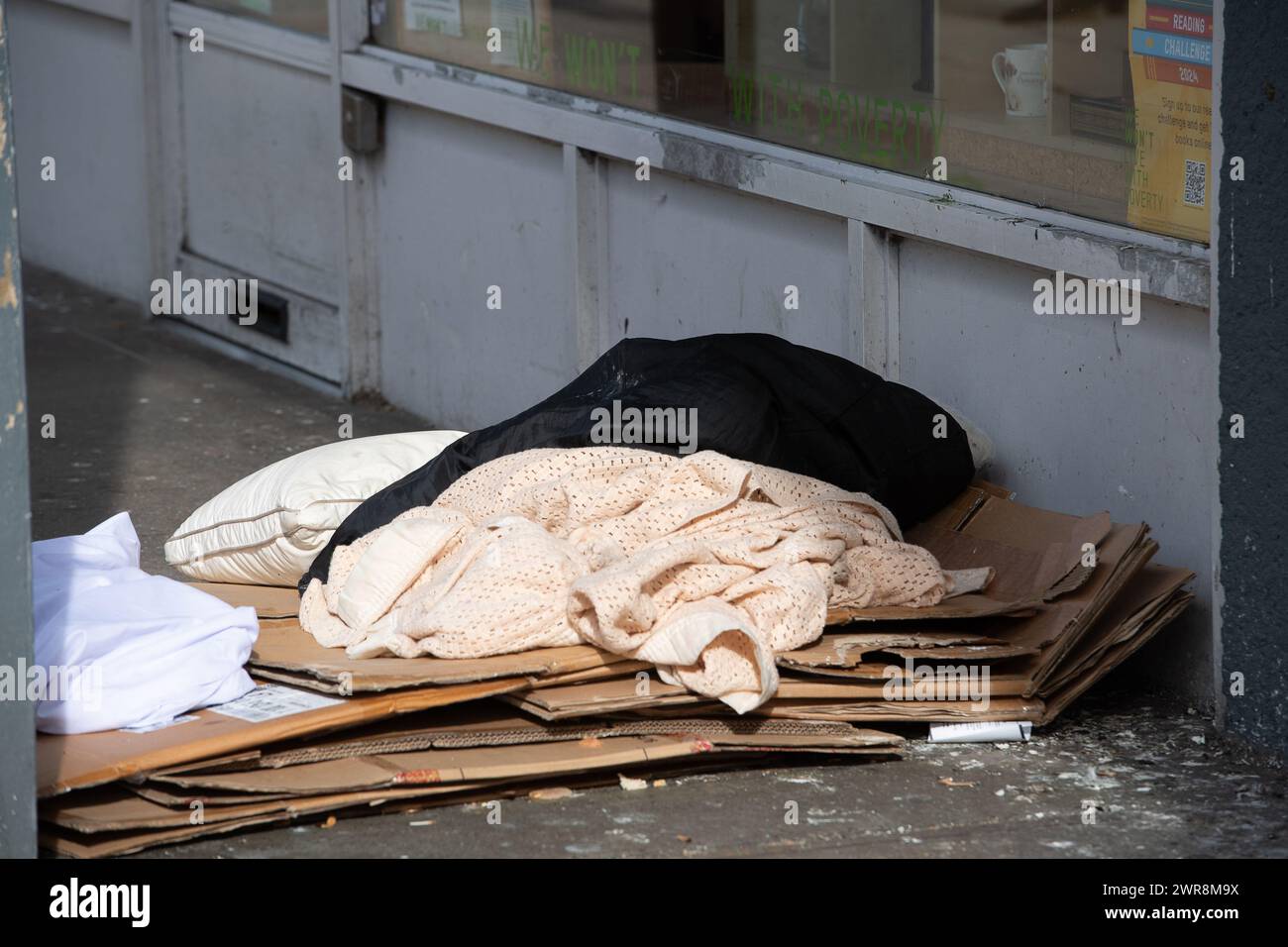 Uxbridge, London Borough of Hillingdon, UK. 4th March, 2024. Cardboard