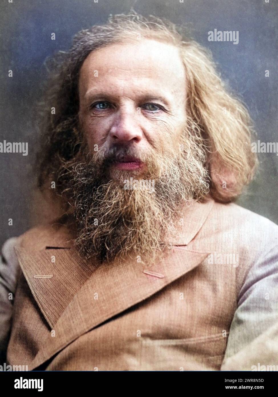 DMITRI MENDELEEV (1834-1907) Russian chemist and inventor Stock Photo