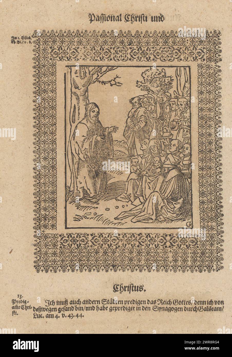 Lucas Cranach Luther Preaches
