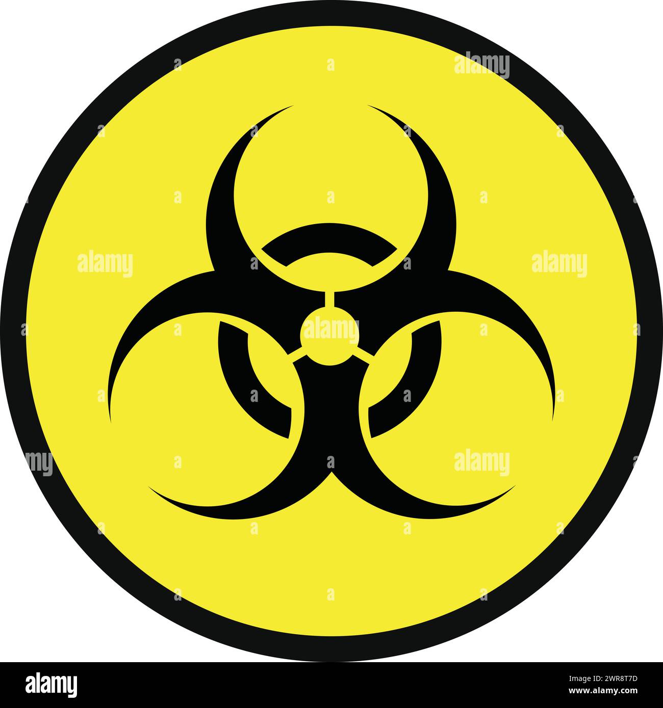biological Hazard Sign, Biohazard Symbol Stock Vector