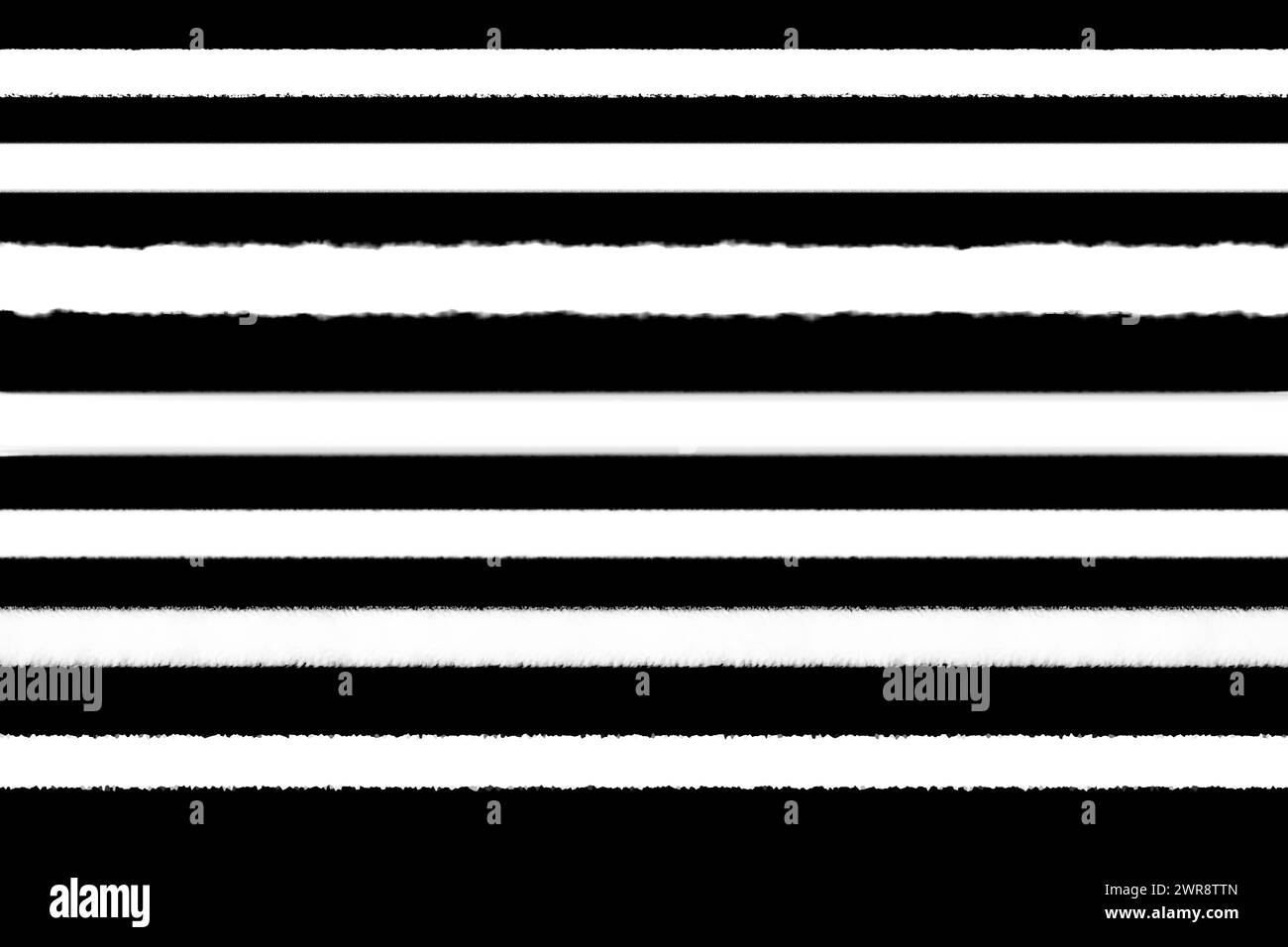 Collection of torn and ragged patterns add an abstract and textured