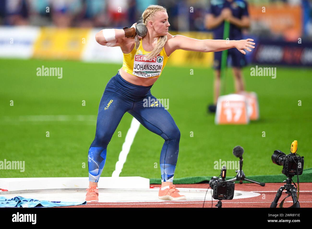 Axelina johansson shot put hires stock photography and images Alamy