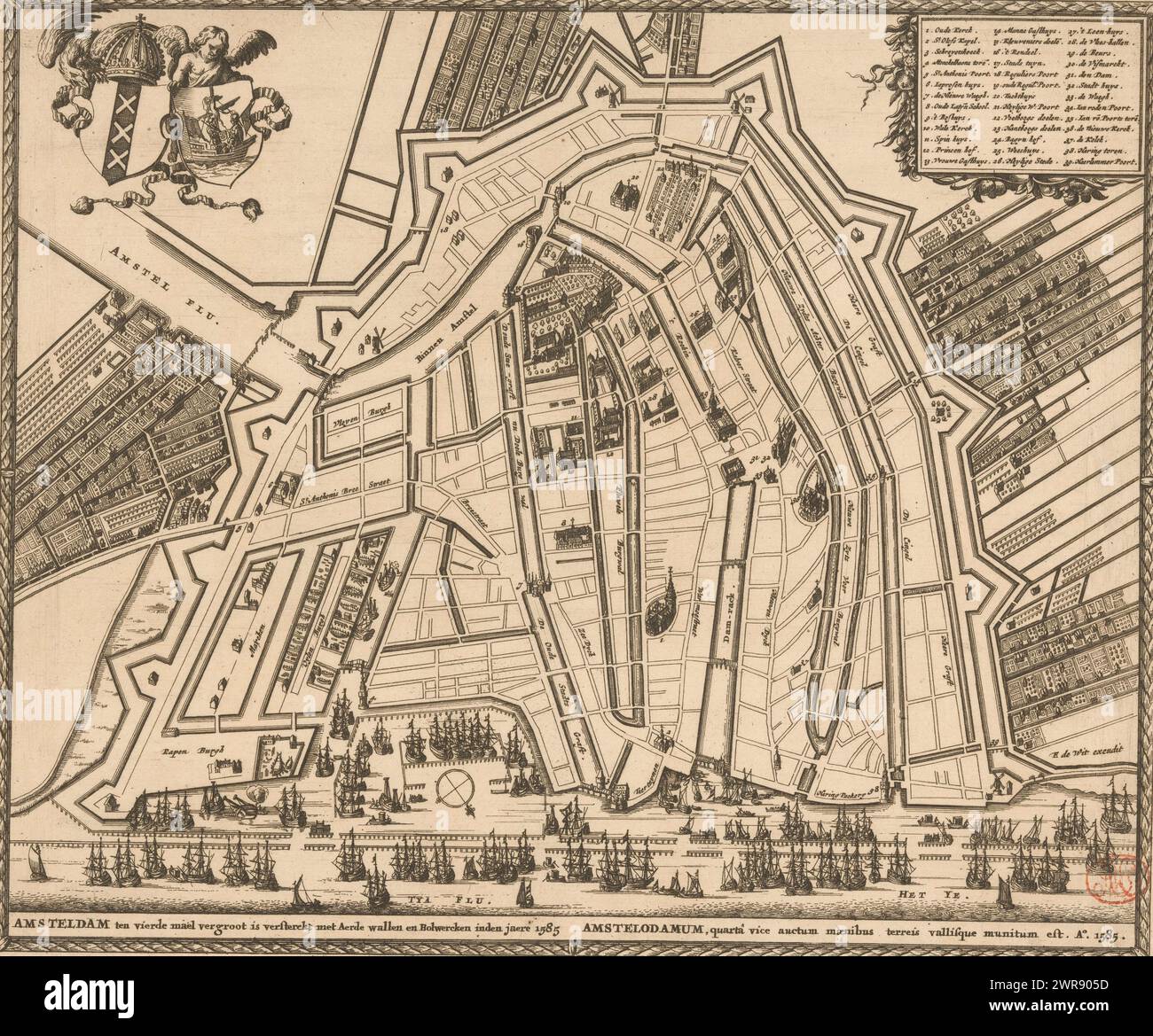 amsteldam scanned maps curiosity digital collections